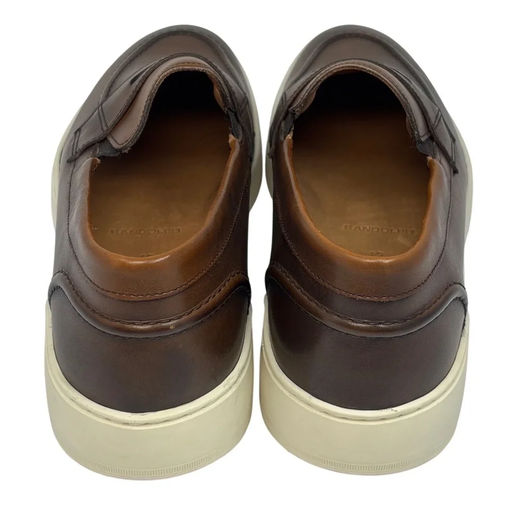 Allen Edmonds Mens Randolph Leather Penny Loafer Sneaker Size 8.5 D Brown 7458